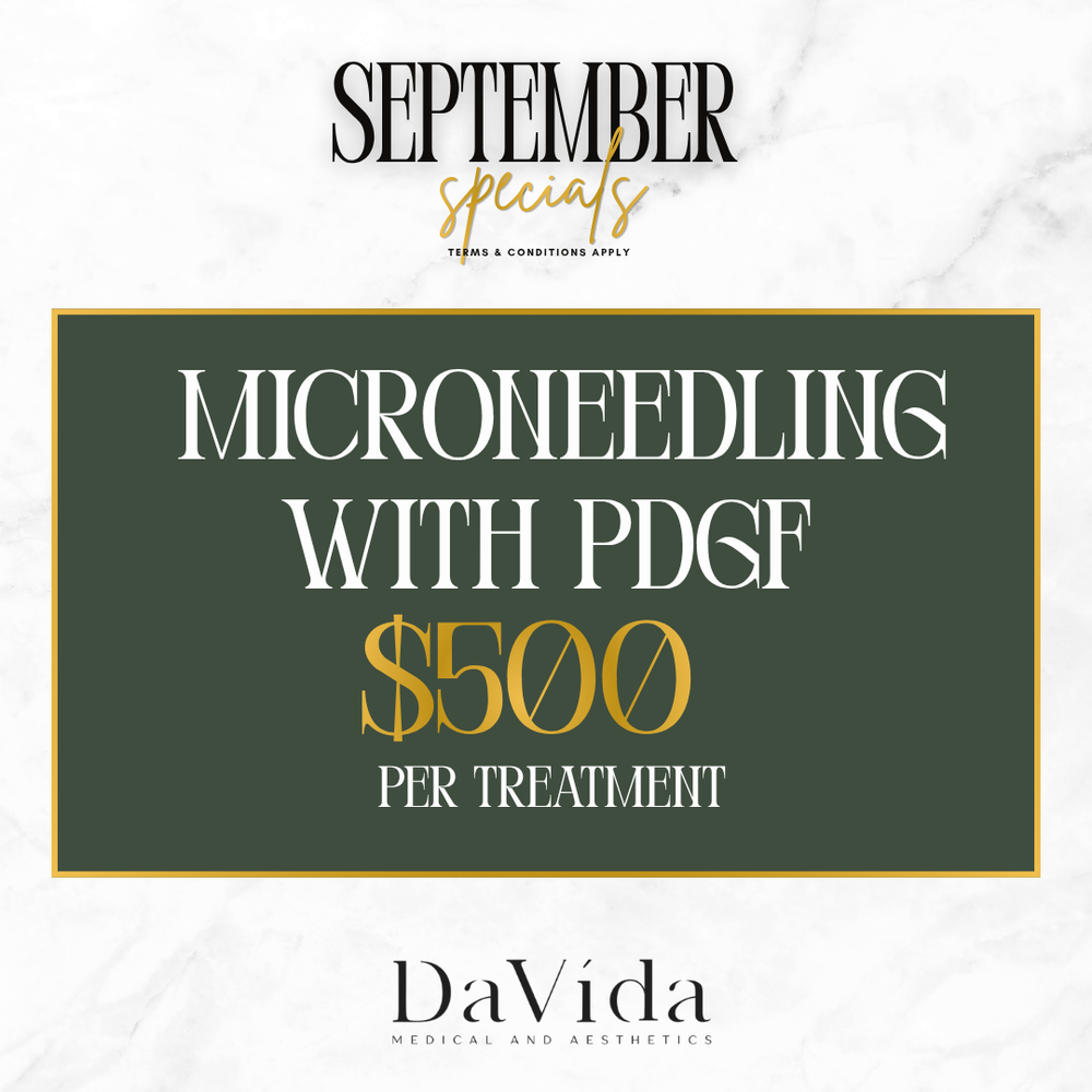 Microneedling with PDGF