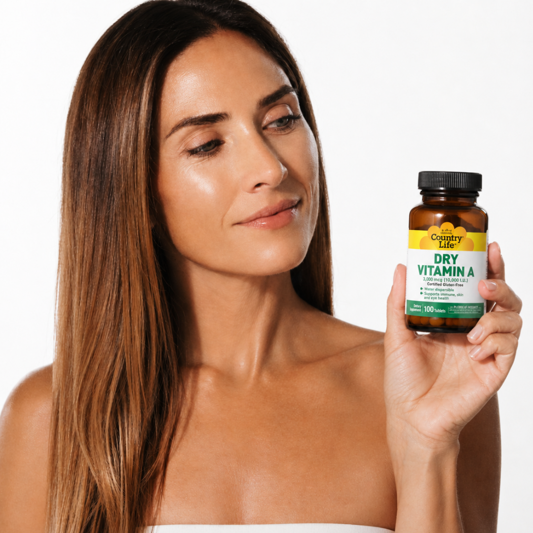 Country Life Vitamin A 10,000 IU | Acne Support