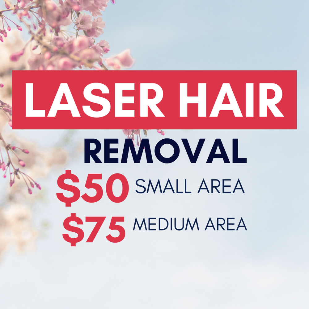 Laser Hair Removal · $50 / $75