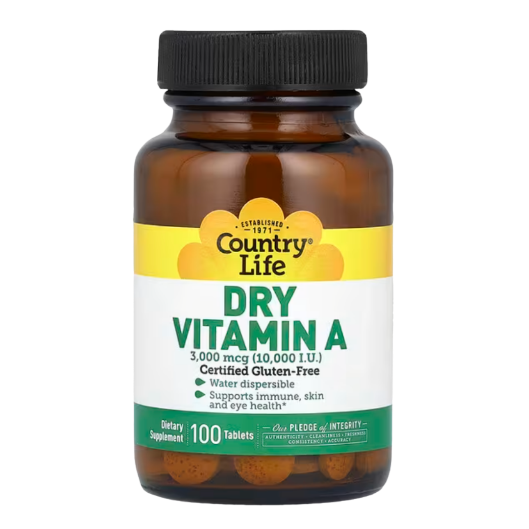 Country Life Vitamin A 10,000 IU | Acne Support