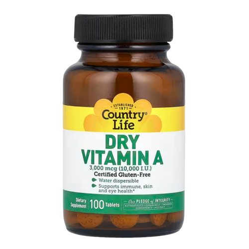 Country Life Vitamin A 10,000 IU | Acne Support