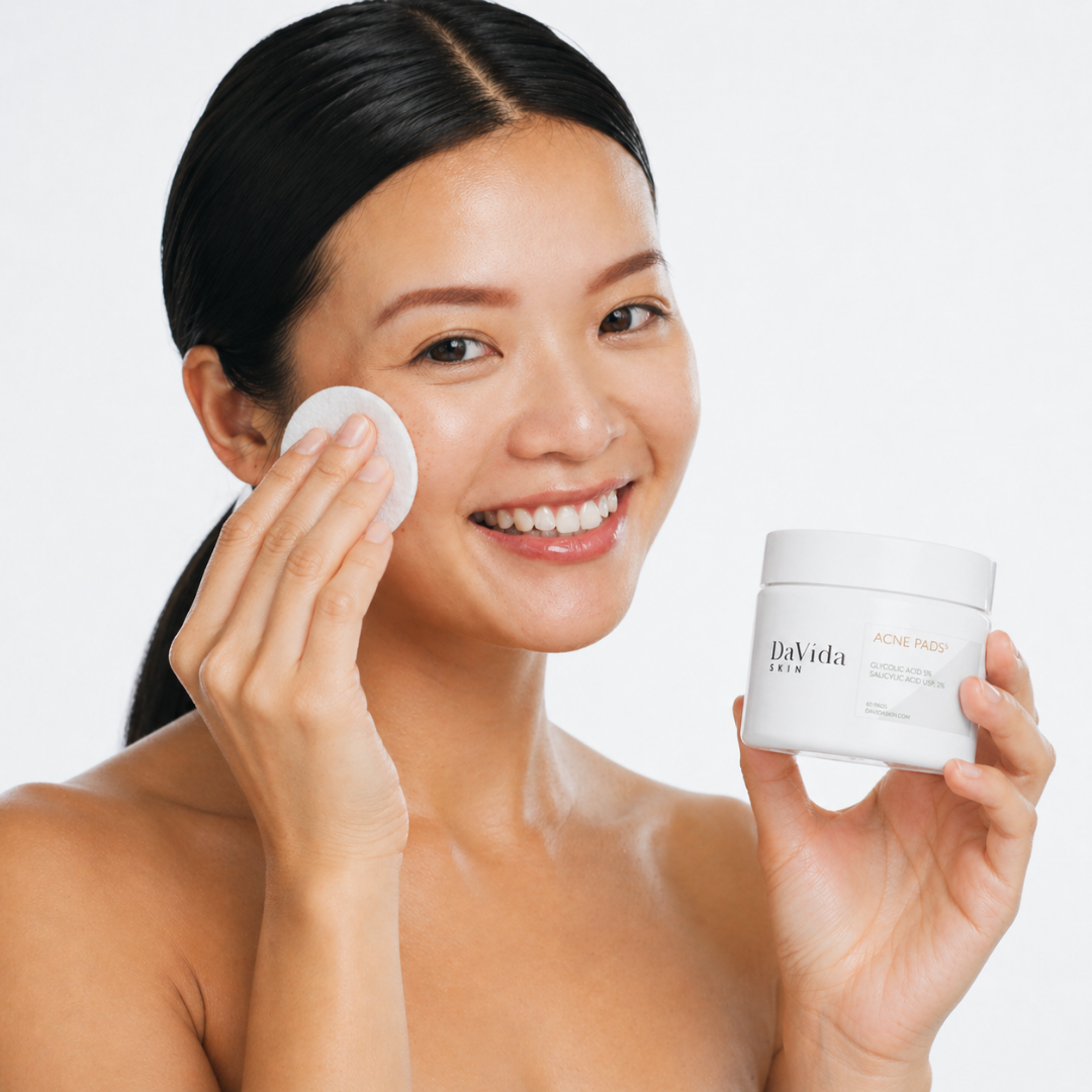 DaVida Skin Acne Pads | Glycolic + Salicylic