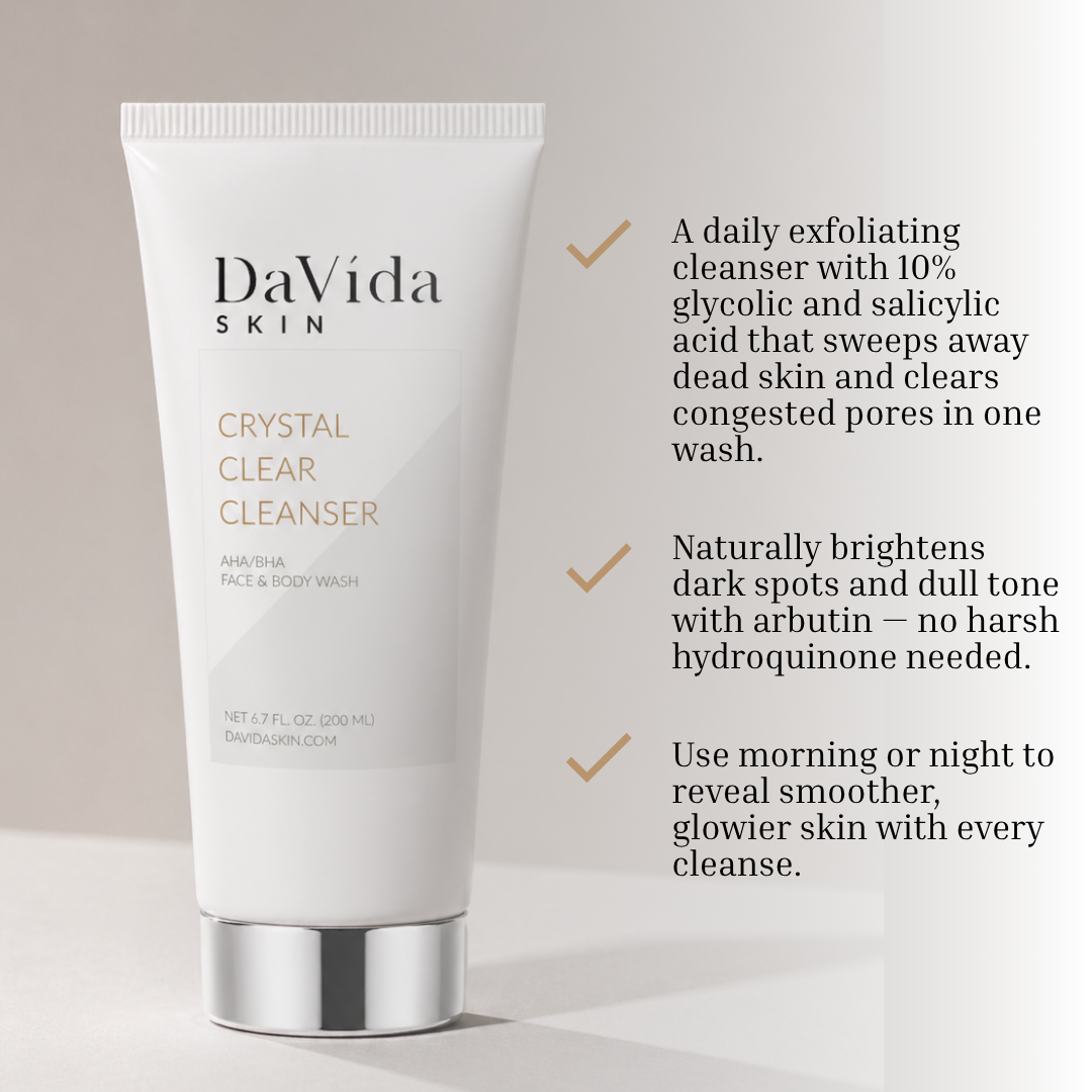DaVida Skin Crystal Clear AHA/BHA Cleanser