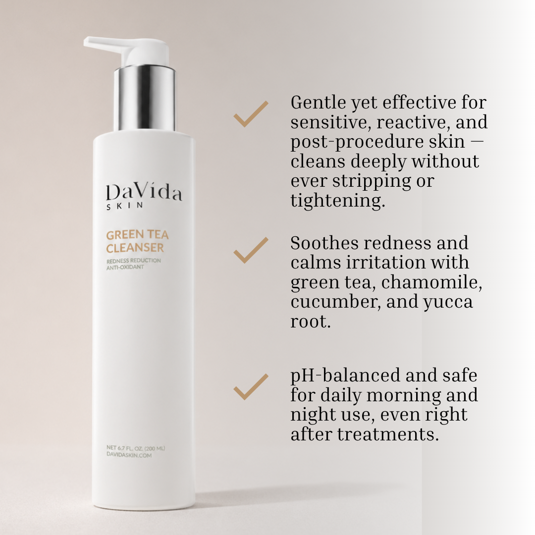 DaVida Skin Green Tea Cleanser | Sensitive Skin
