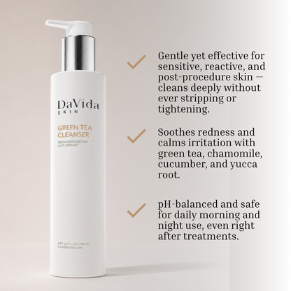 DaVida Skin Green Tea Cleanser | Sensitive Skin
