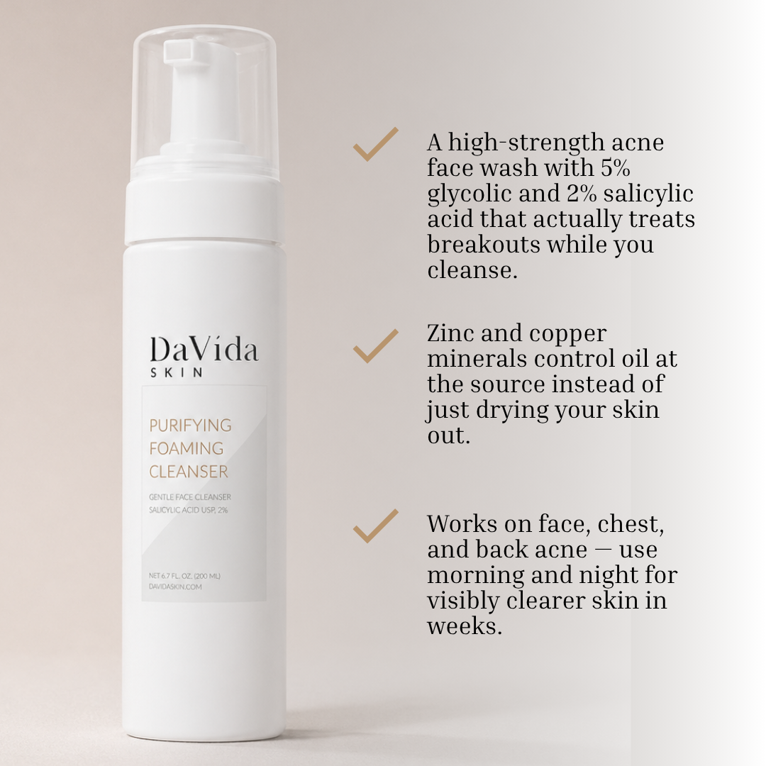 DaVida Skin Purifying Foaming Cleanser | Acne