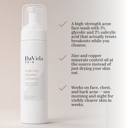 DaVida Skin Purifying Foaming Cleanser | Acne