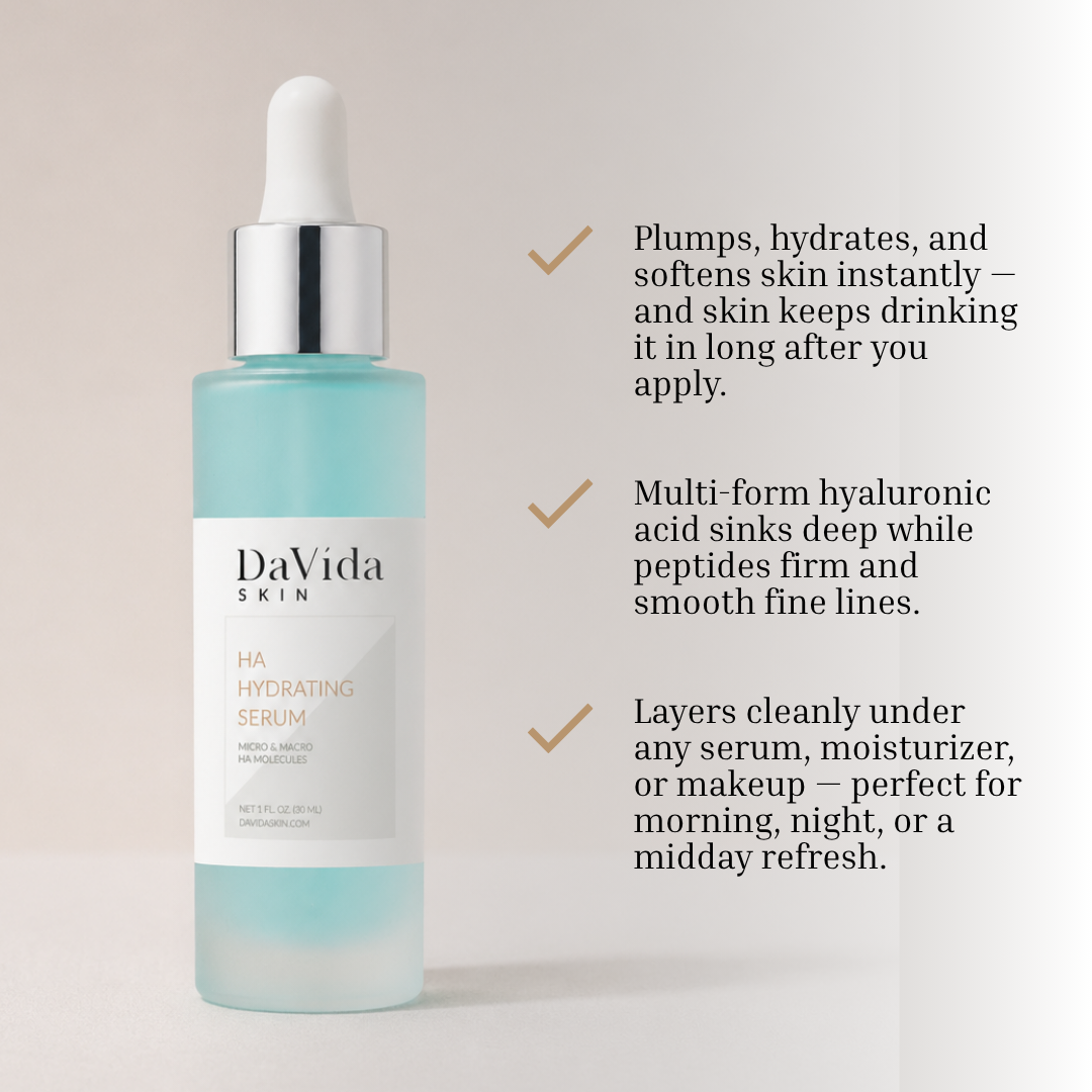 DaVida Skin HA Hydrating Serum | Hyaluronic Acid