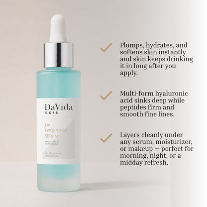DaVida Skin HA Hydrating Serum | Hyaluronic Acid