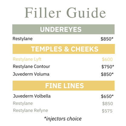 Filler Special - Any 1 CC + 50 Units Dysport Free