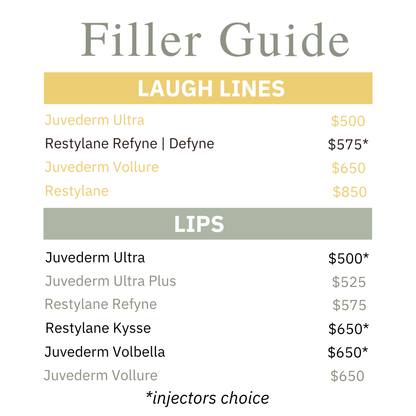Filler Special - Any 1 CC + 50 Units Dysport Free