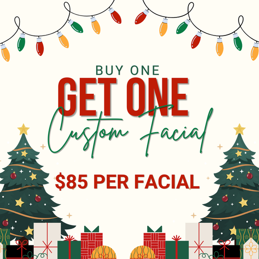 Buy one get one free custom facial